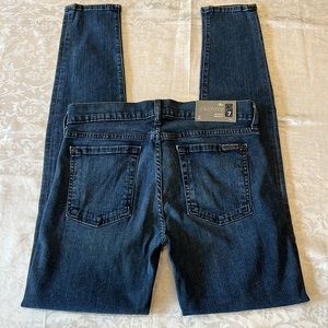 NWT 7 For All Mankind Mid Rise Full Length “The Skinny” Women's Skinny Jeans